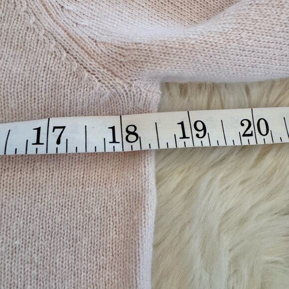 A.L.C. Pink Twist Cut Out Wool Cashmere Sweater XS - Picture 8 of 9